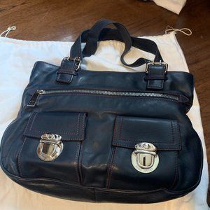 Marc Jacobs Stella Shoulder Bag Navy Blue